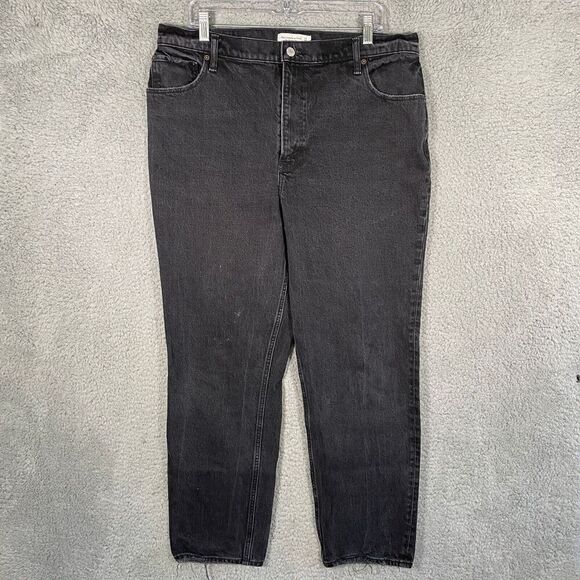 Abercrombie & Fitch The Ankle Straight Ultra High Rise Jean Womens Size 16 - Picture 1 of 11